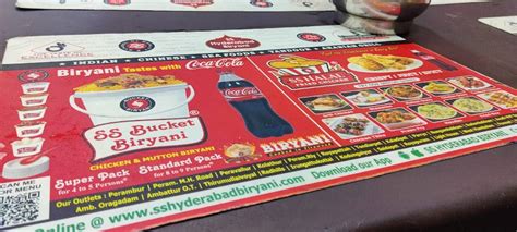 Menu at SS HYDERABAD BIRYANI LIGHT HOUSE, Chennai