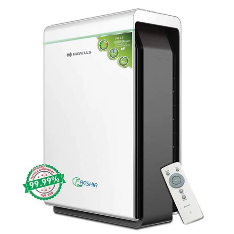 Havells Air Purifier Freshia AP-46 85-Watt with Remote (White/Black ...