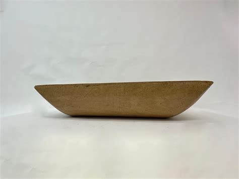 Antique Wooden Dough Bowl Trough Hand Carved, 1900s For Sale at 1stDibs
