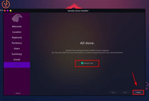 Garuda Linux Install Steps 的图像结果