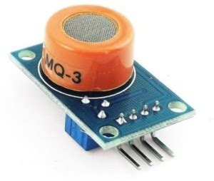 INVENTO MQ-3 alcohol gas sensor module ethanol concentration detection ...