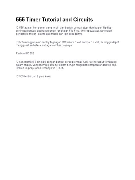 Image result for 555 Timer Tutorial