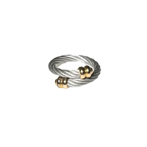 PHILLIPE CHARRIOL metal wire ring | NOIR ONLINE