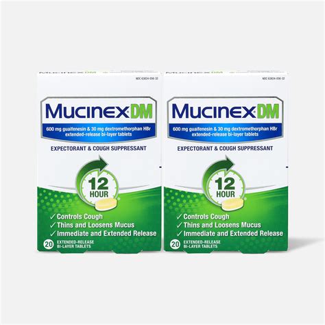 HSA Eligible Mucinex Extended Release Bi-Layer Tablets, 20 ct. (2-Pack) | HSA Eligible