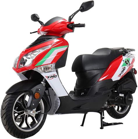X-Pro Brand New 150cc Gas Moped Scooter, 13" Aluminum Wheels Electric/Kick Start Assembled in ...