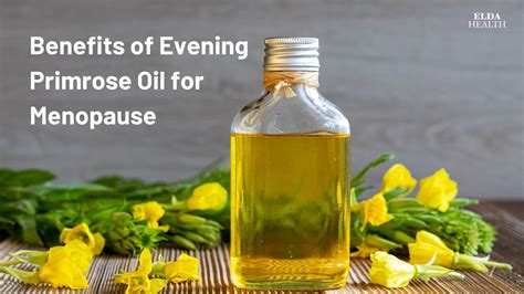 Benefits of Evening Primrose Oil for Menopause