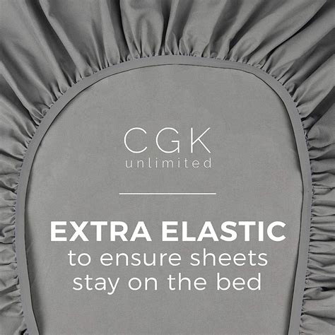 Buy Full Fitted Sheet - Single Fitted Deep Pocket Sheet - Fits Mattress ...