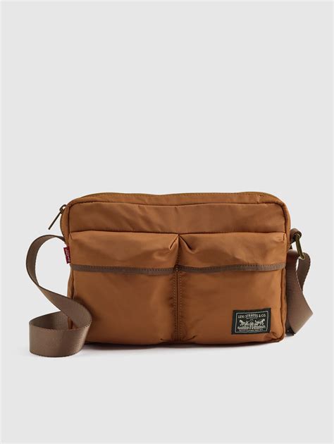 Unisex Brown Solid Messenger Bag – Levis India Store