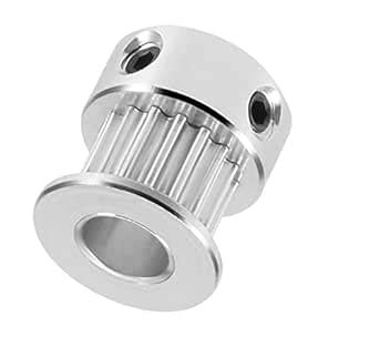 xcluma Aluminum GT2 16Teeth 5mm Bore Timing Belt Pulley Flange ...