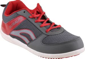 GLOBALITE STRING-DS Sneakers For Men - Buy GREY/RED Color GLOBALITE ...