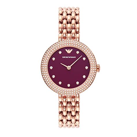 Buy Emporio Armani Analog Purple Dial Women's Watch-AR11491 at Amazon.in