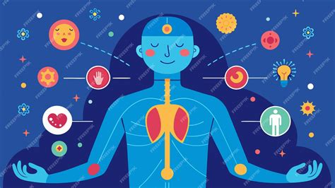 Premium Vector | The bodys endorphin system becomes activated leading ...