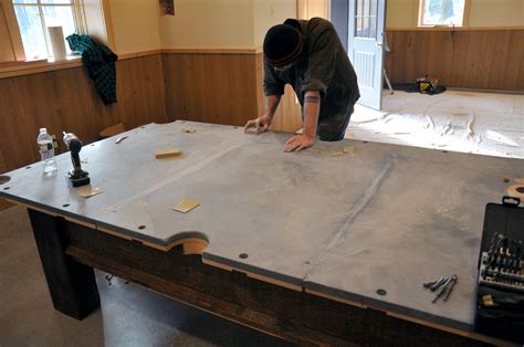 Slate Pool Table Installation 的图像结果