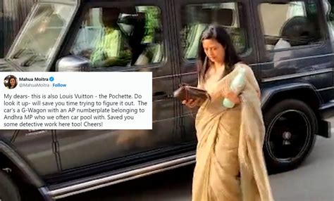 Mahua Moitra Saves Detective Work For Troll, Reveals Deeds Of Her Car ...