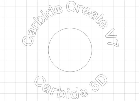 Image result for Carbide Create Curved Text