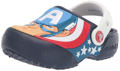 Buy crocs Unisex-Child Crocsfl Captain America Clog K Clogs at Amazon.in