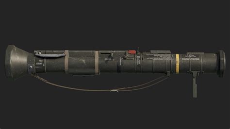 AT4 CS Rocket Launcher 3D Model - TurboSquid 2100690