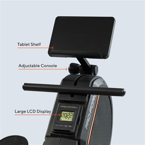 ProForm 550 R Magnetic Rowing Machine with LCD Display, 8 Resistance ...