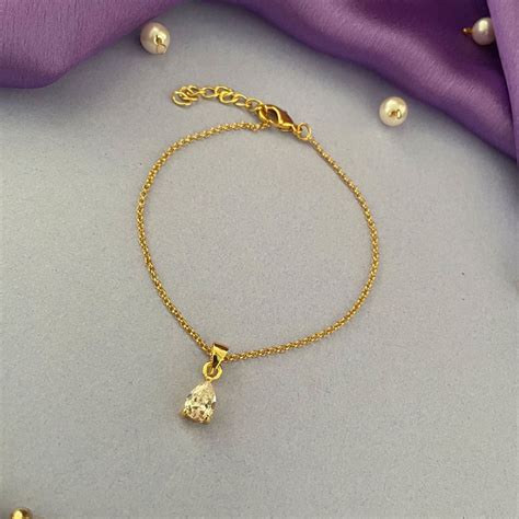 Buy Digital Dress Room Women Brass Gold Bracelet Rakhi Online