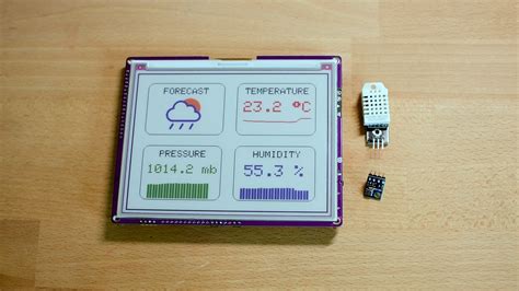 Image result for Arduino E Ink Display Weather