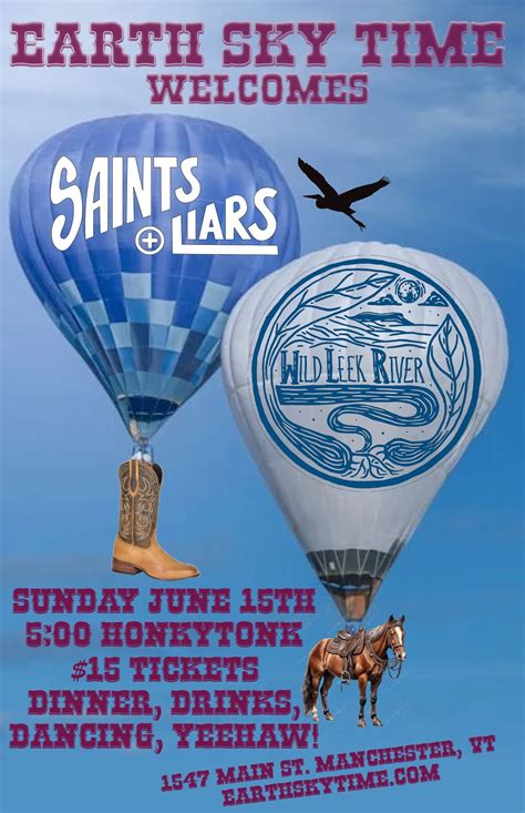 Saints & Liars w/ Wild Leek River @ Earth Sky Time Community Farm ...