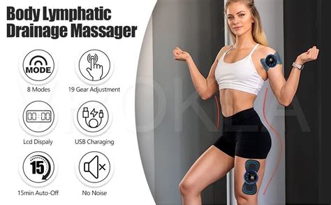 VROKLA Body Massager Machine for Pain Relief Wireless Massager 8 Mode ...