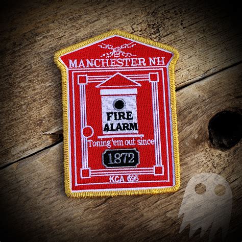 Authentic Manchester NH Fire Alarm Patch – GHOST PATCH