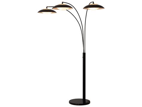 Nova Saucer Matte Black Steel Floor Lamp | NOV2310501MB