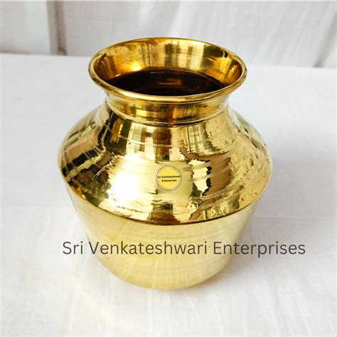 Brass Plain Mini Kalasam Kudam For Pooja – sri venkateshwari enterprises