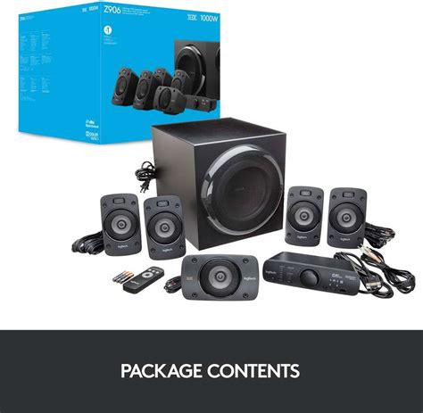 Buy Logitech Z906 5.1 Surround Sound Speakers, THX, Dolby & DTS, With ...