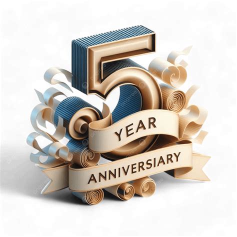 5 Year Anniversary Clip Art
