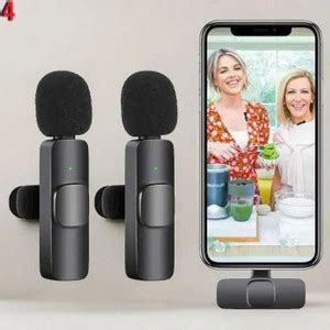 BAYEEN A441 K9 Dual Wireless Mic Noise Cancellation for All iPhone And ...
