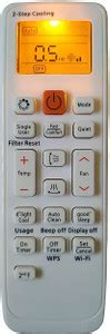 Akshita AC-1675 AC Compatible For Display Light AC New Remote Control ...