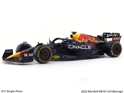 2022 Red Bull RB18 #11 Sergio Perez 1:24 Bburago scale model car ...