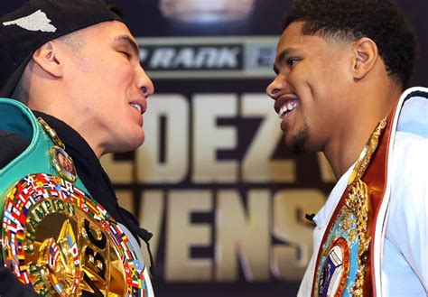 Stevenson and Valdez met at the final press conference – RingSide24