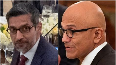 Sundar Pichai, Satya Nadella's big praise for Donald Trump at tech CEOs ...