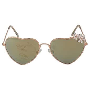 Buy Carlton London Girl's Mirrored Lens & Gold-Toned Other Sunglasses ...