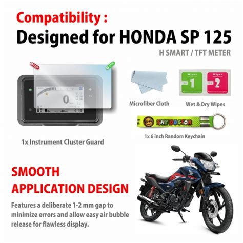 Erodian Meter Display Screen Protector For Honda Activa 125, SP 125 TFT ...