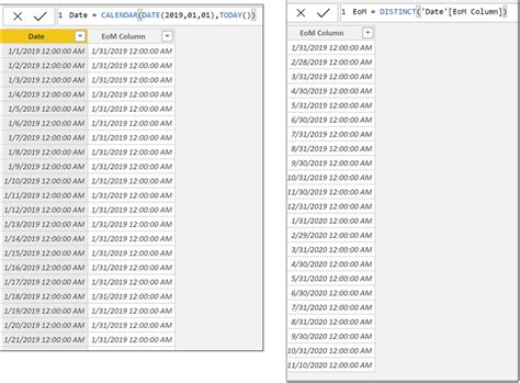 Solved: End of Month Date Table - Microsoft Fabric Community