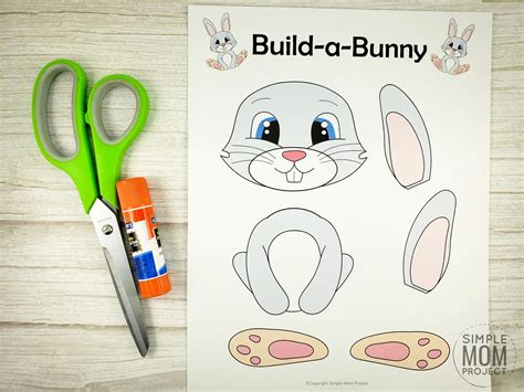 Printable Build A Bunny - Printable Word Searches