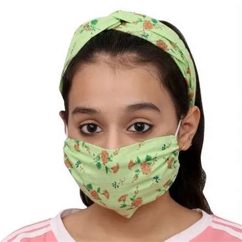 Cotton Headband And Mask - NNR Fancy Cross Bands And Mask Set Trader ...