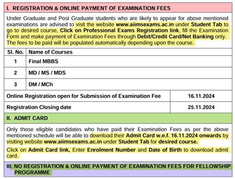 INI CET 2025: Schedule Of Payment Of Examination Fee Out, Check Details ...