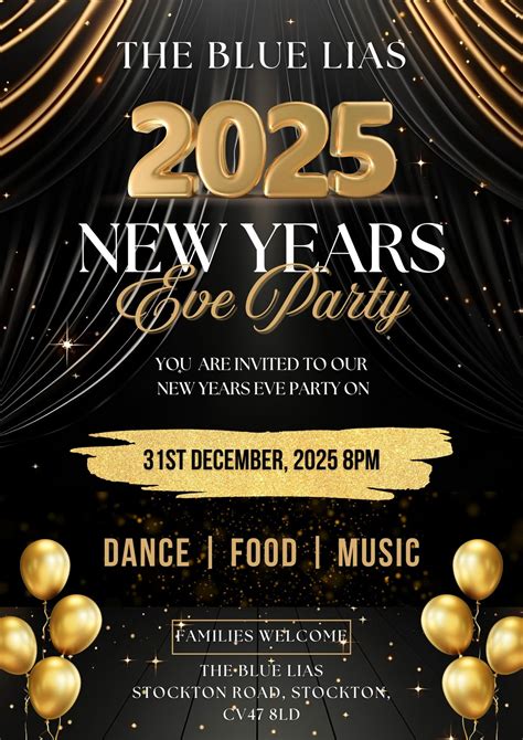 New Years Eve Party, Stockton, Warwickshire, Southam, 31 December 2025 ...