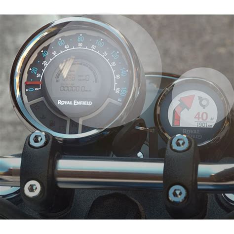 Vagary Speedometer Screen Protector/Scratch Guard For RE Bullet Meteor ...