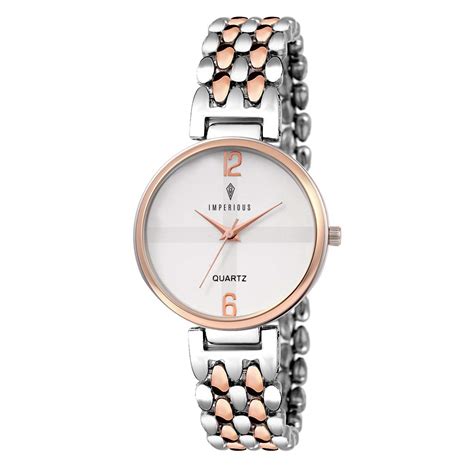IMPERIOUS - THE ROYAL WAY Metal Analogue Women'S Watch (Silver Dial ...