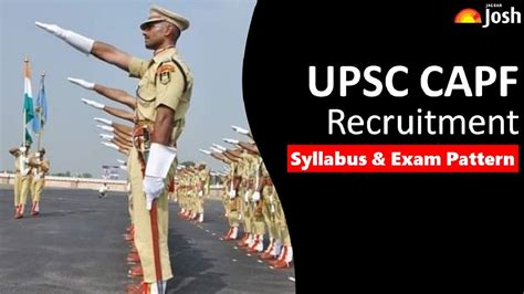 UPSC CAPF Syllabus 2023, Check All Details Here