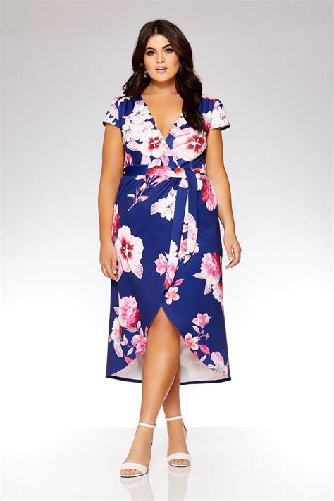 topshop pink floral wrap dress