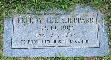 Freddy Lee Sheppard (1904-1957) – Memorial Find a Grave