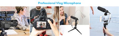 MAONO AU-CM10 Super Cardioid Condenser Video Shotgun Microphone, Vlog ...