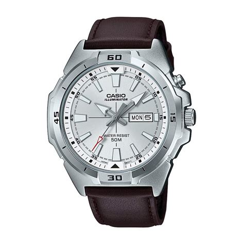 Casio Enticer Men Analog Silver Dial Men's Watch - MTP-E203L-7AVDF ...